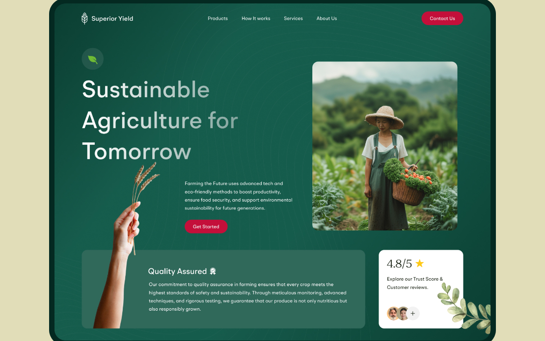 Superior Yield - Sustainable Agriculture Website Design & Development