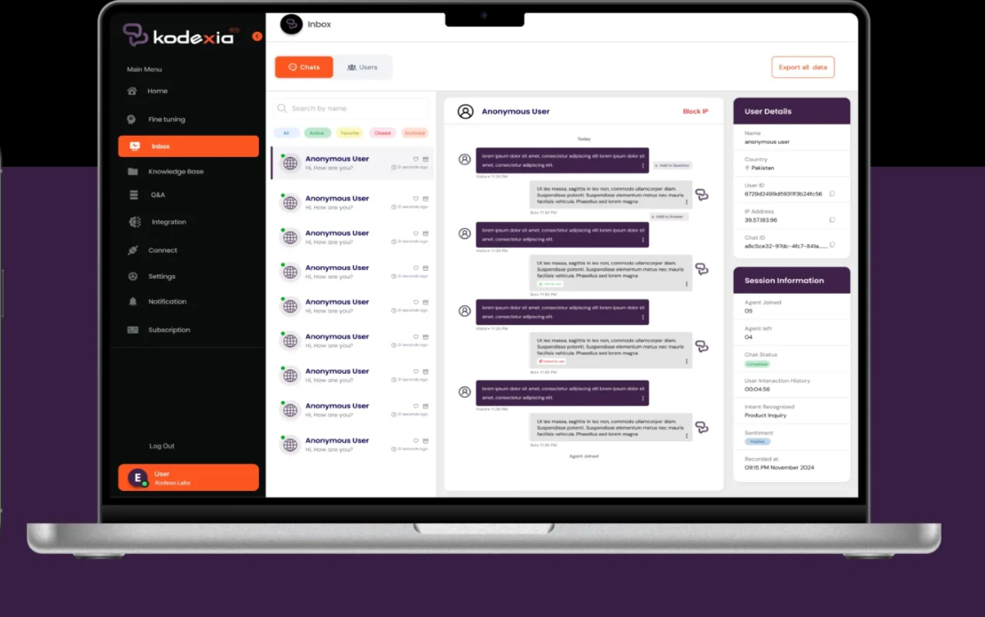 Kodexia AI | NextGen AI Chatbot