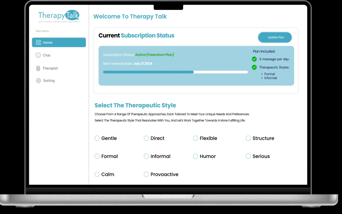 Therapy Talk | AI-powered Personalized Therapeutic Services