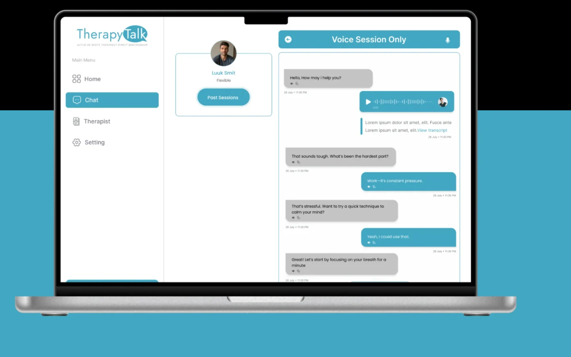 Therapy Talk | AI-powered Personalized Therapeutic Services