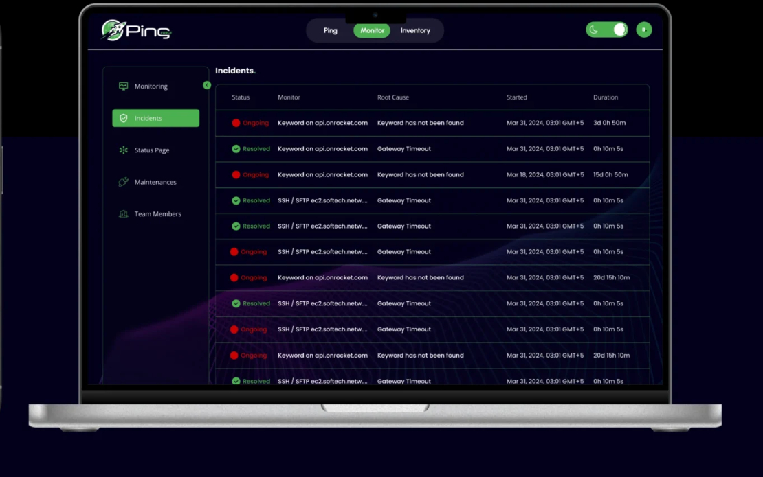 Ping Force | WebApp For Networking