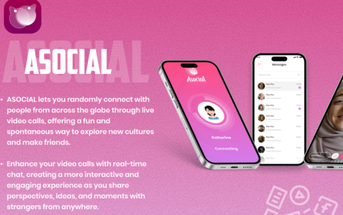 Asocial Chat - Social Networking App