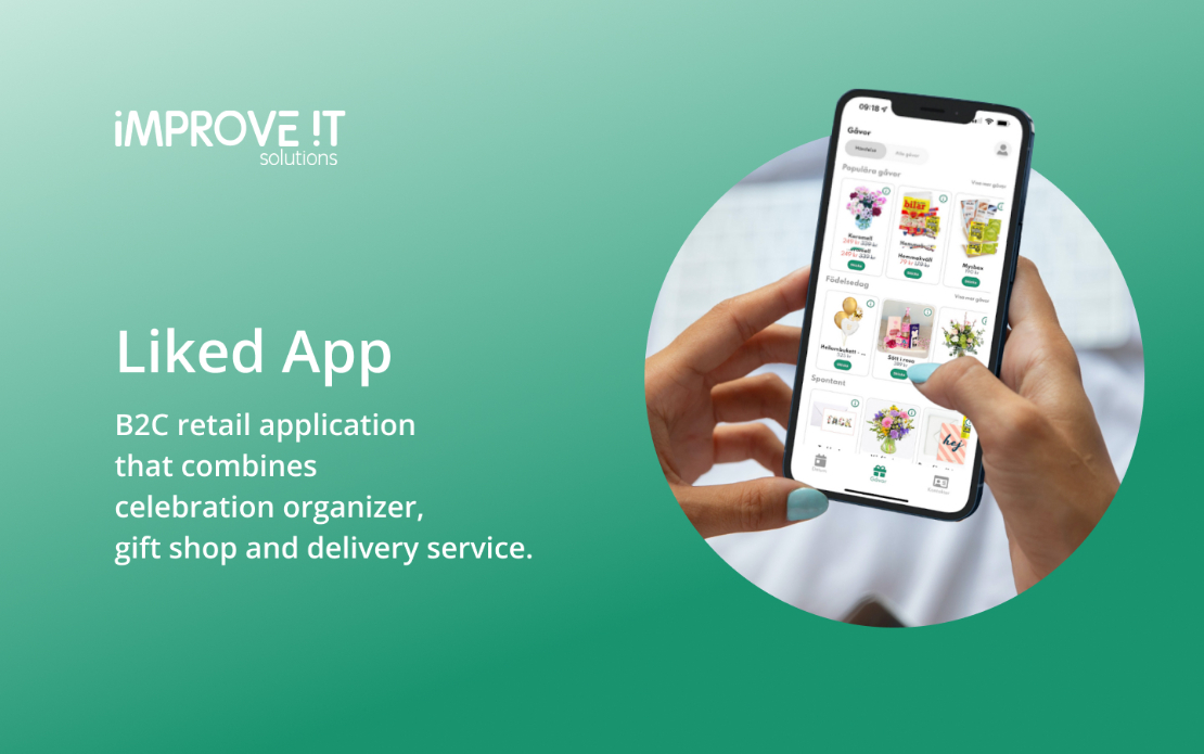 LikedApp – B2C retail application