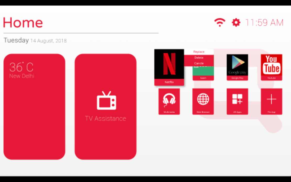 Connecting Compaq Smart TV with App Launcher for Ossify