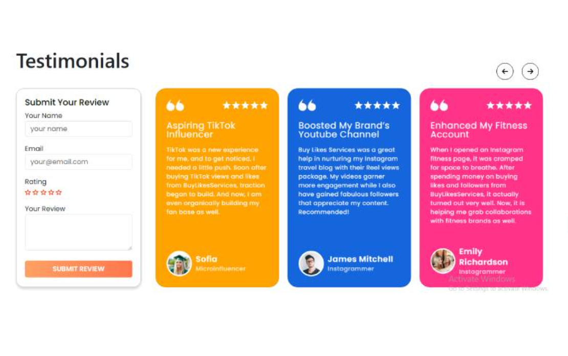 Buy Likes Services
