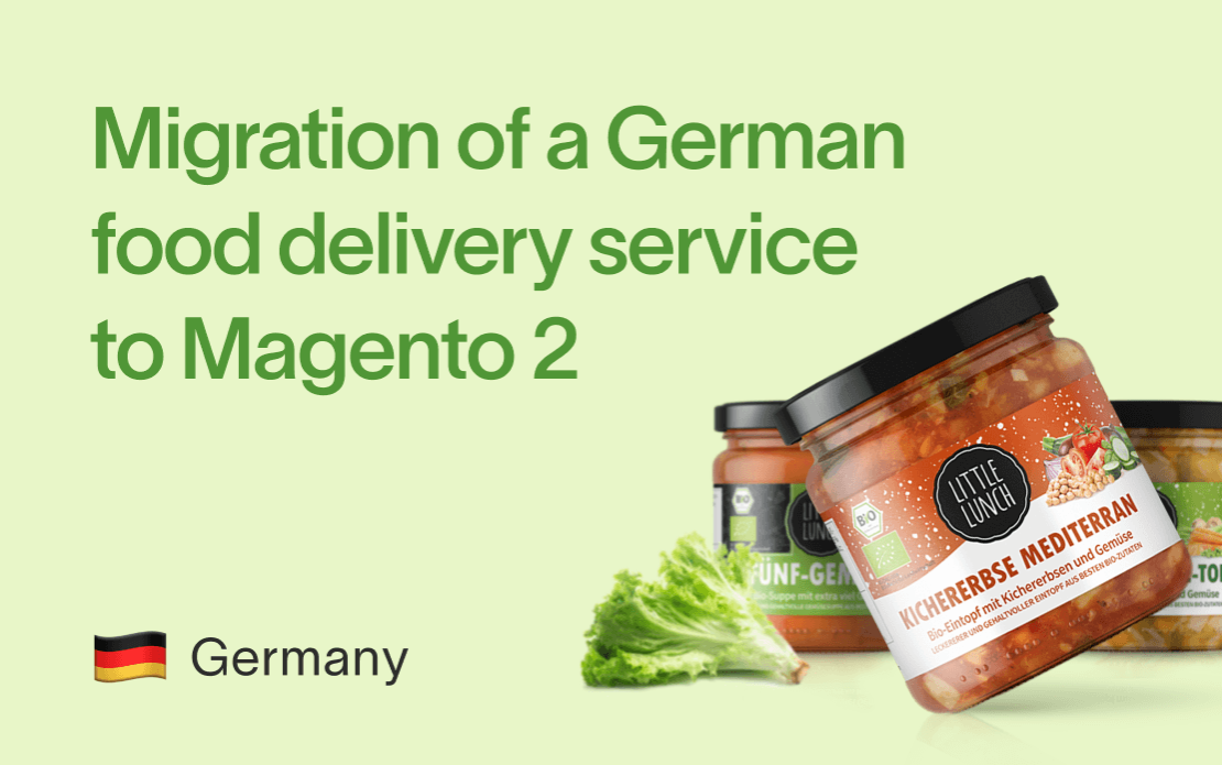 Magento 2 migration and theme design for a food delivery company