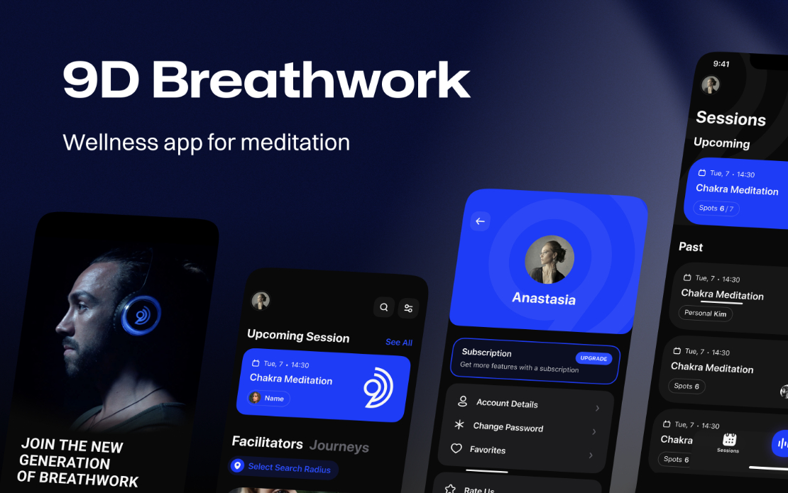 Wellness app for meditation