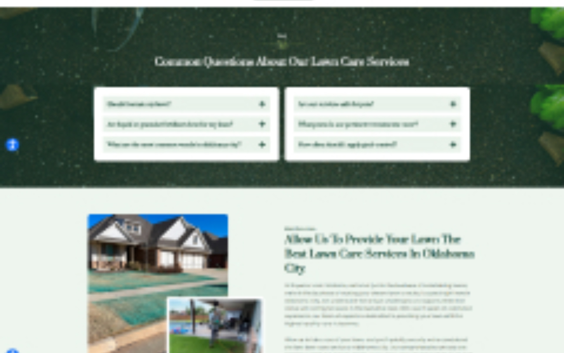 Superior Lawn Solutions – WordPress Website Design & Development for a Leading Lawn Care Company in Oklahoma City