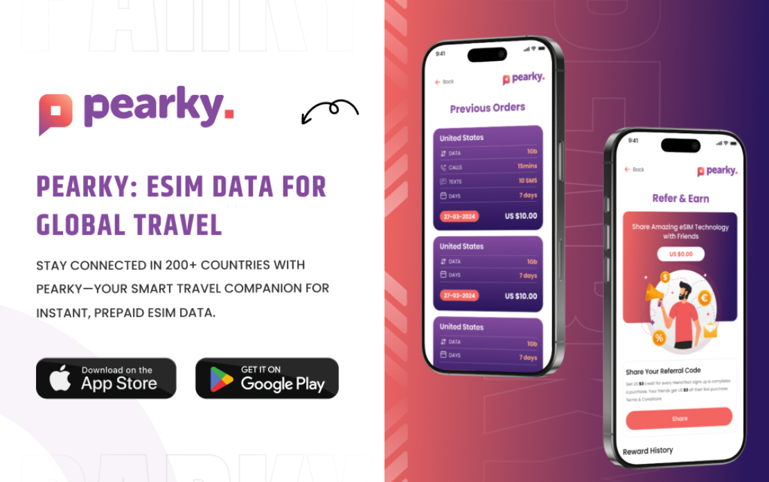Pearky – Global Travel eSIM App