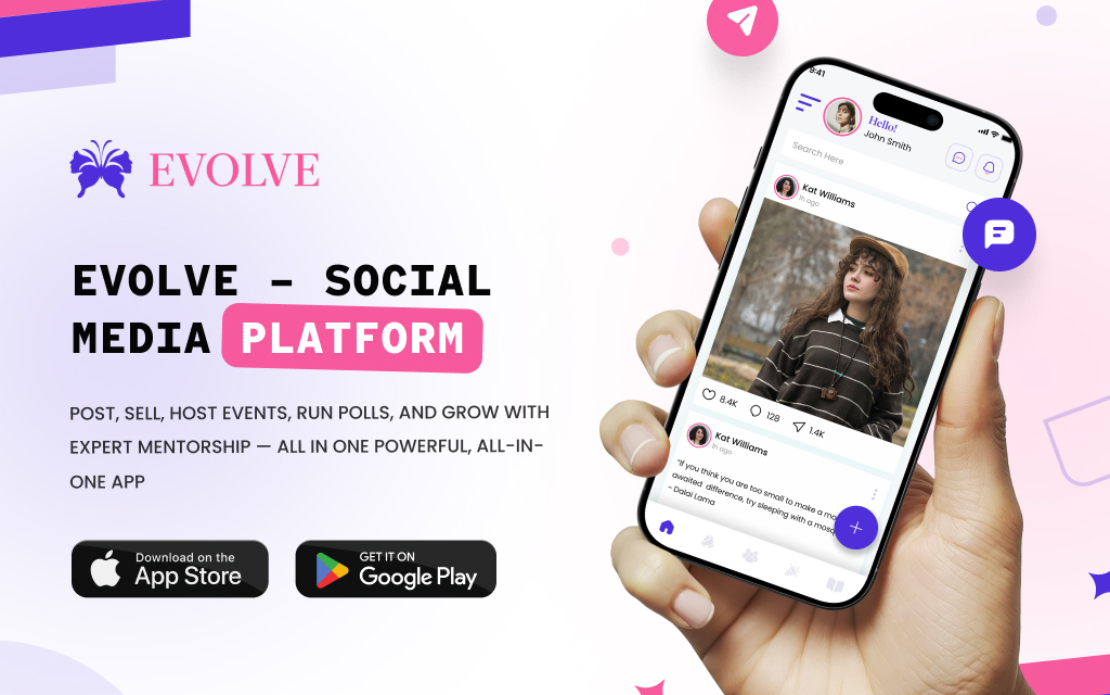 Evolve – The Future of Social Media, Reinvented