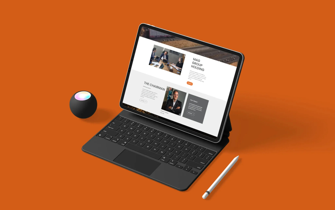 MAG Group Corporate Website Redesign