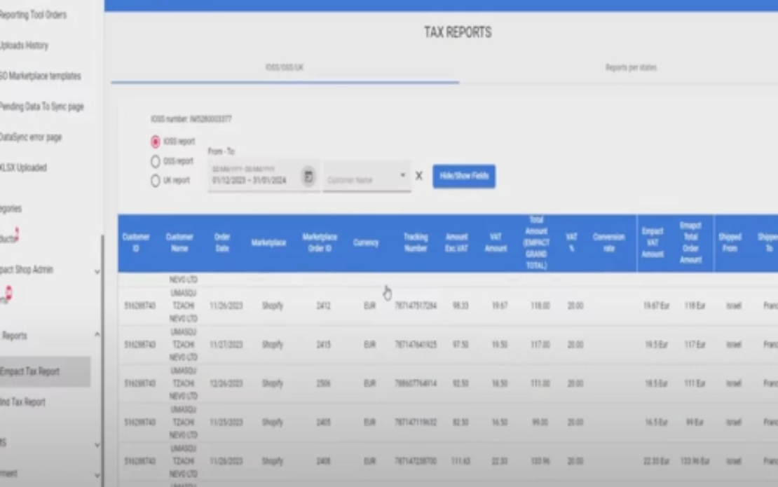 European VAT Compliance & Reporting System|| Postman | Docker