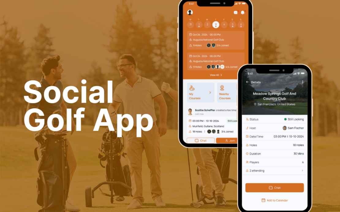 Social Golf App for Effortless Game Scheduling and Connection
