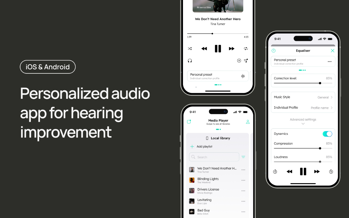 Hearing improvement application