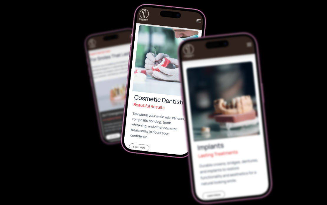 Custom dental website with seo and ppc services