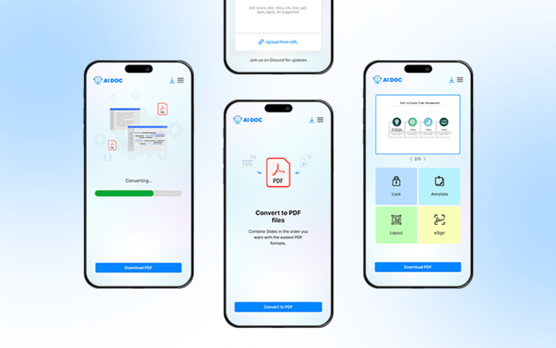AI-Powered PDF Creation Web App