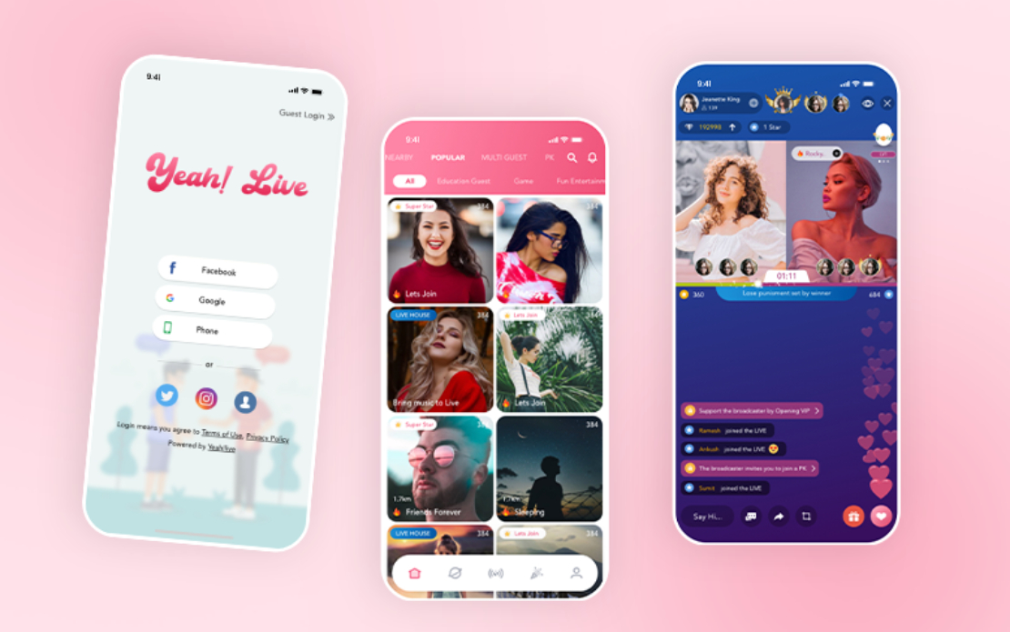 Live Streaming App Development