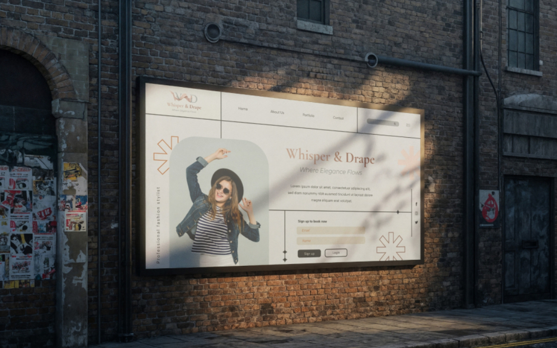 Whisper & Drape Brand Identity Implementation