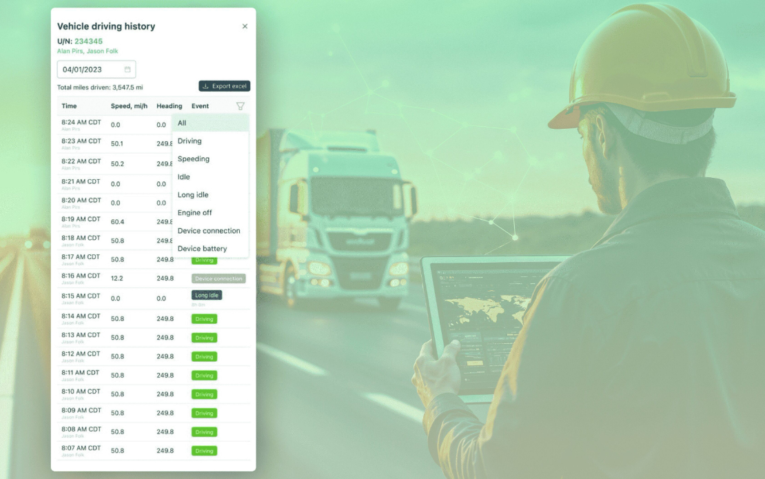 SafeRoute AI: Smart logistics solution for real-time truck tracking