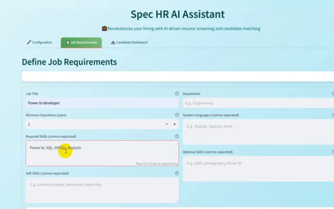 HR AI Assistant Development for a Germany-based Firm