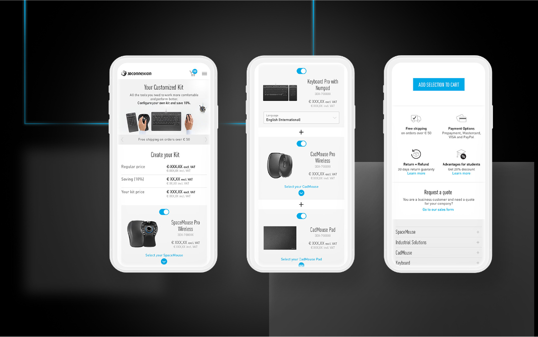 3dconnexion E-commerce