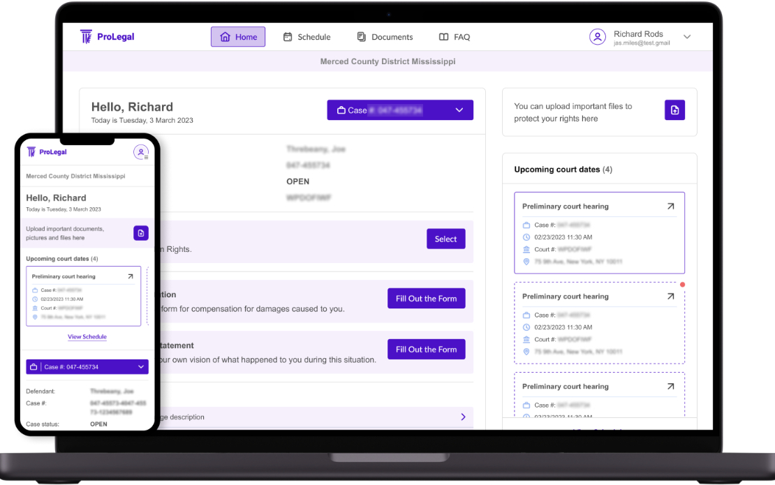 Legal Case Management Platform