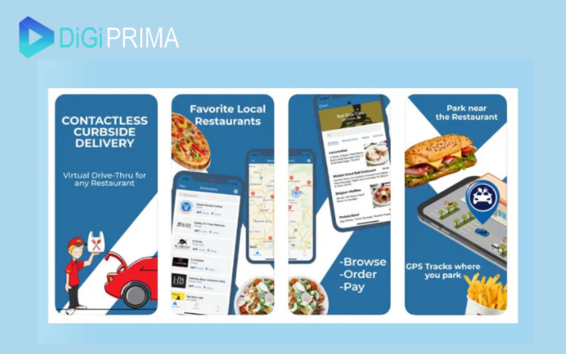 CarFoodie – On-Demand Curbside Food Delivery App