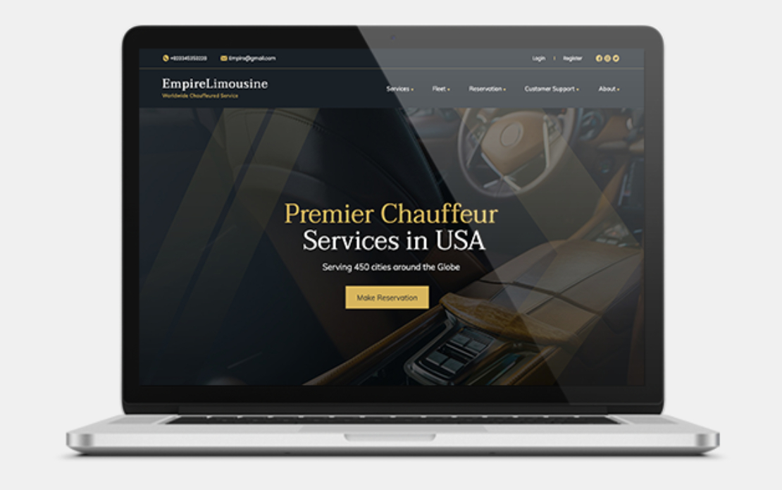 Chauffeur website development services