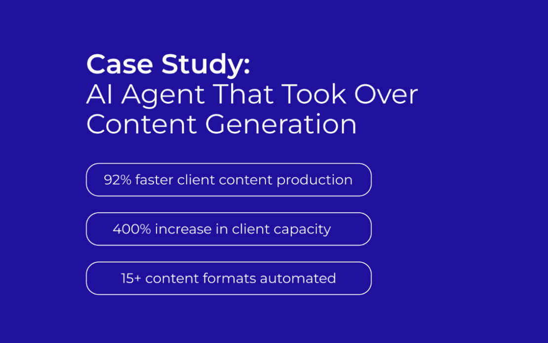 AI Agent That Took Over Content Creation and Boosted Capacity