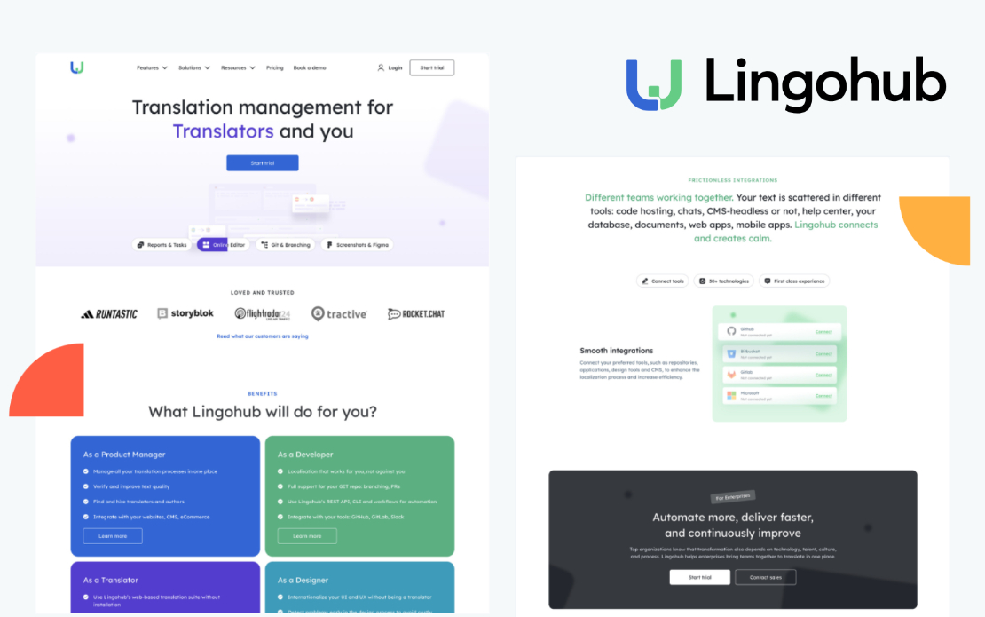 Lingohub: Fast & Scalable Custom Vue.js App for Improving Translation Efficiency (SaaS)