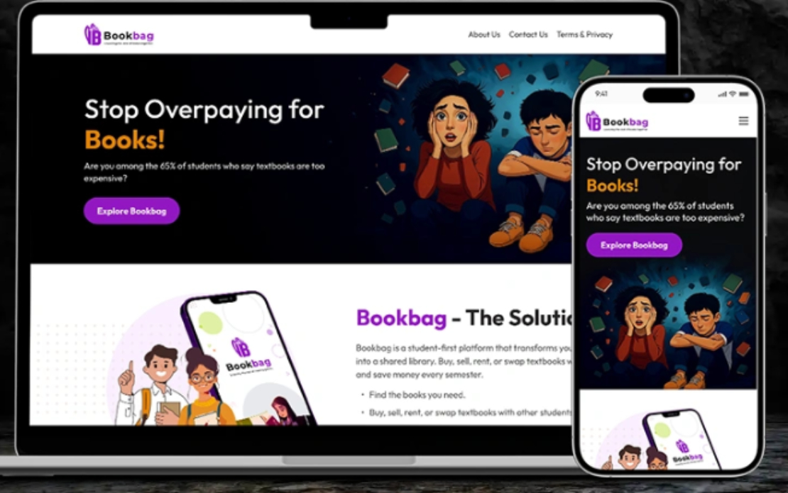 Bookbag Used Books E-commerce Portal