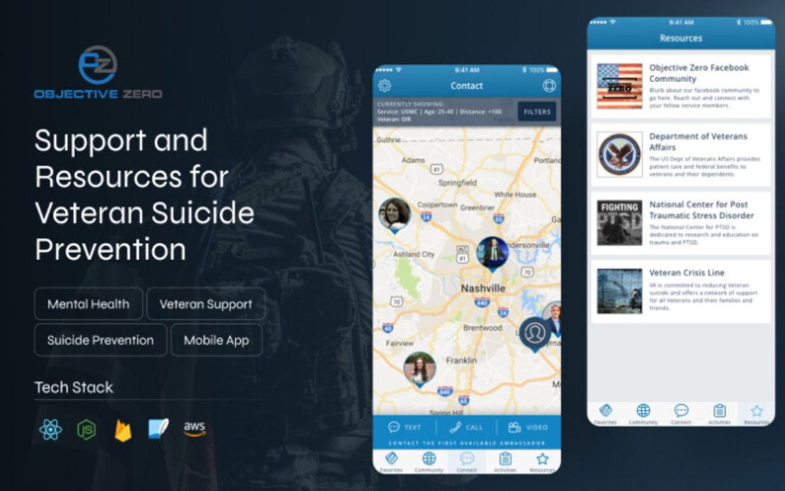 Objective Zero I Suicide Prevention App