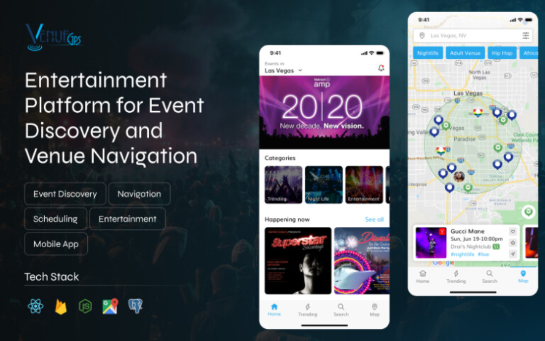 VenueGPS | Entertainment Portal to Discover Events