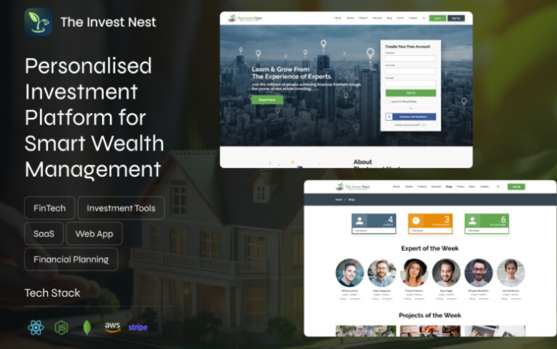 InvestNest | Real Estate Listing Website