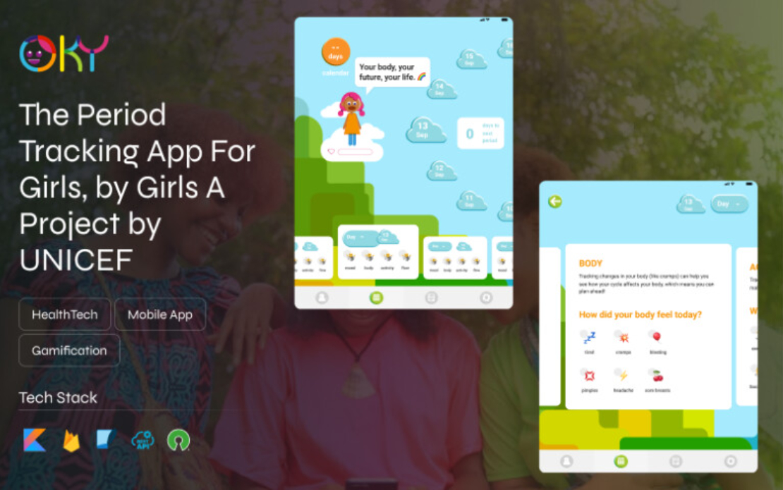 Oky I Unicef |HealthCare I Period Tracking App