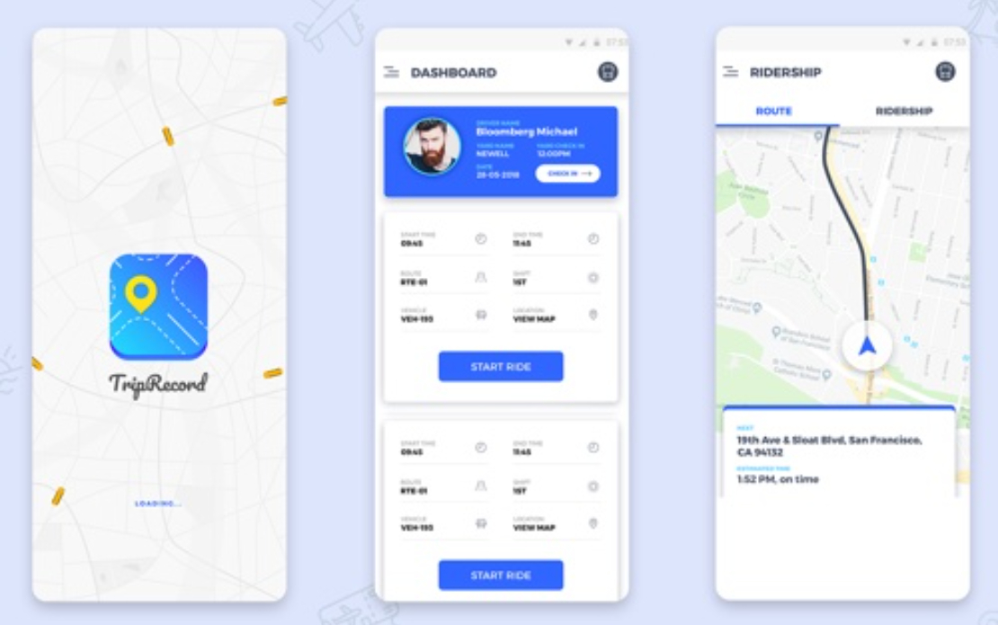 TripRecord - Custom App For A Shuttle Service Comp