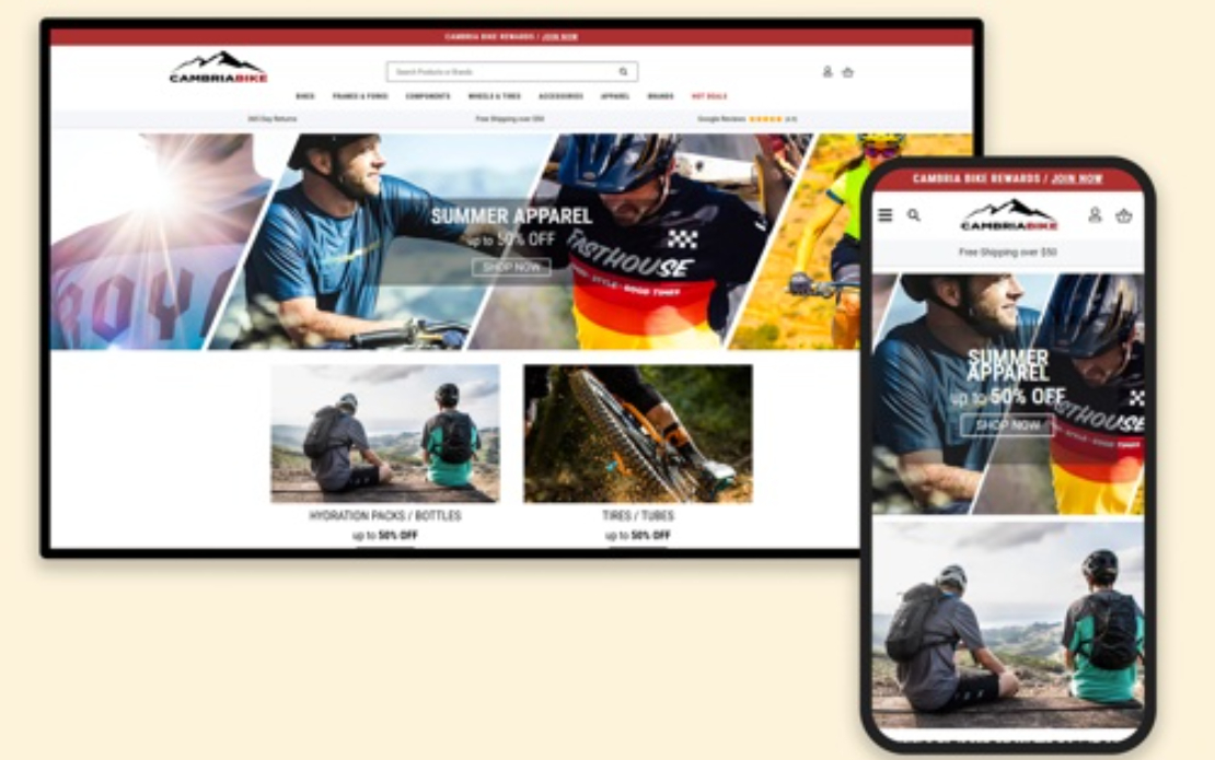 Cambria Bike's migration from BigComm.. to Shopify