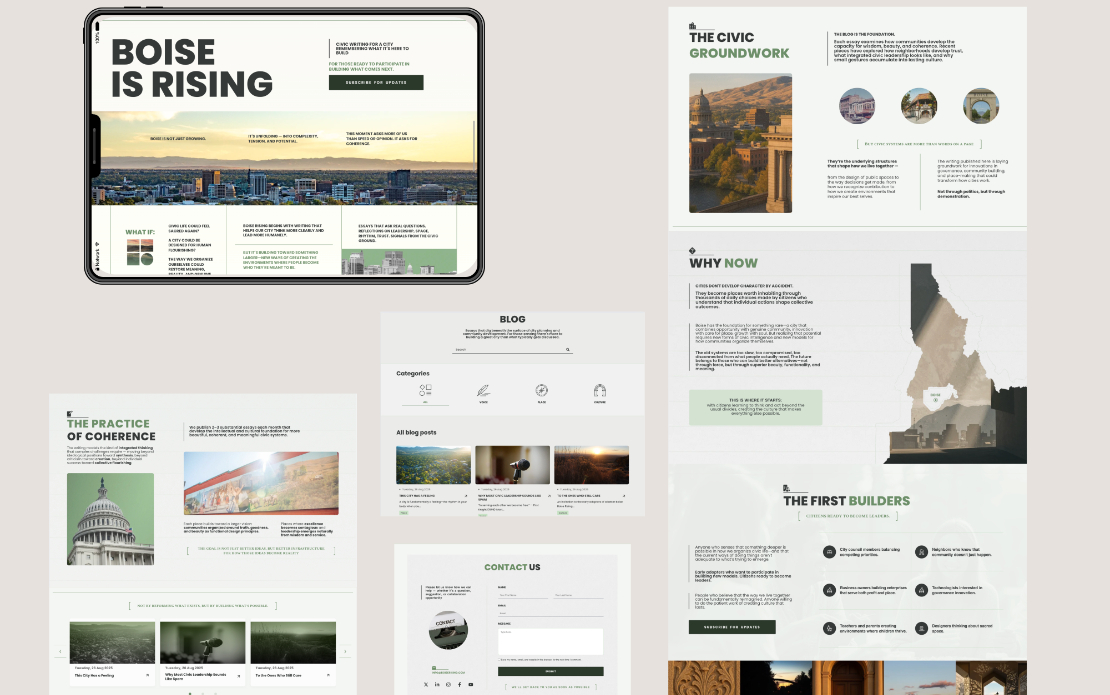 Design and development for Civic Platform using WP+Elementor