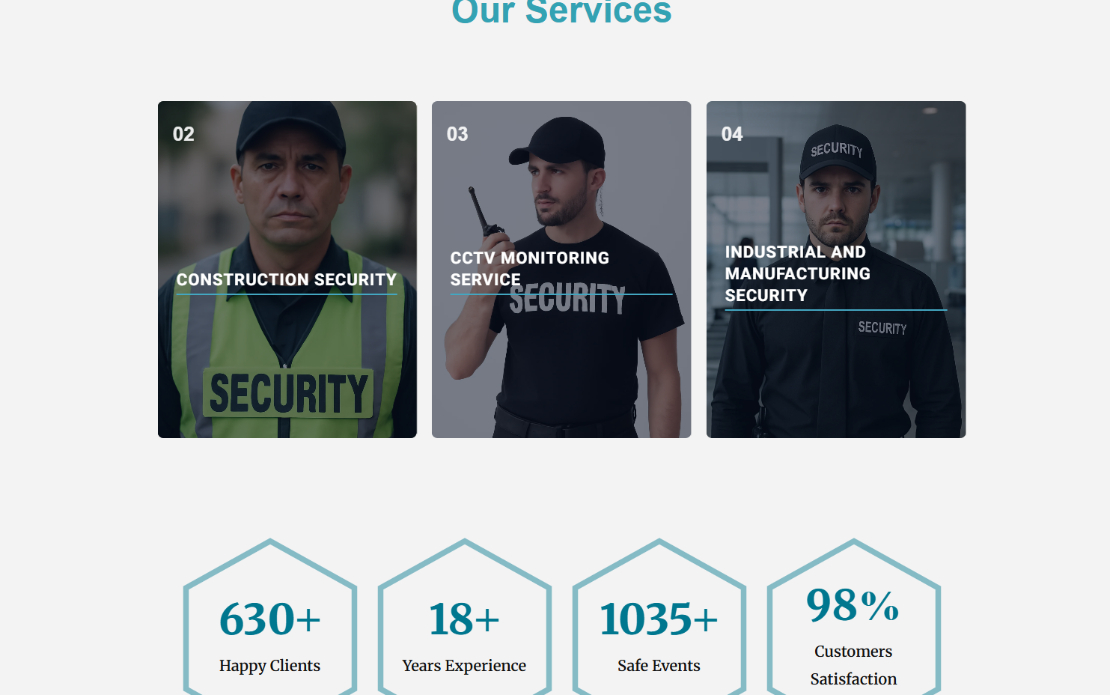 Static Website - Security Service