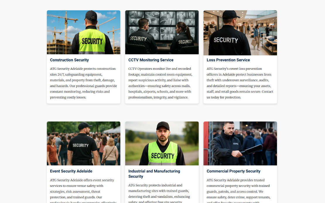 Static Website - Security Service