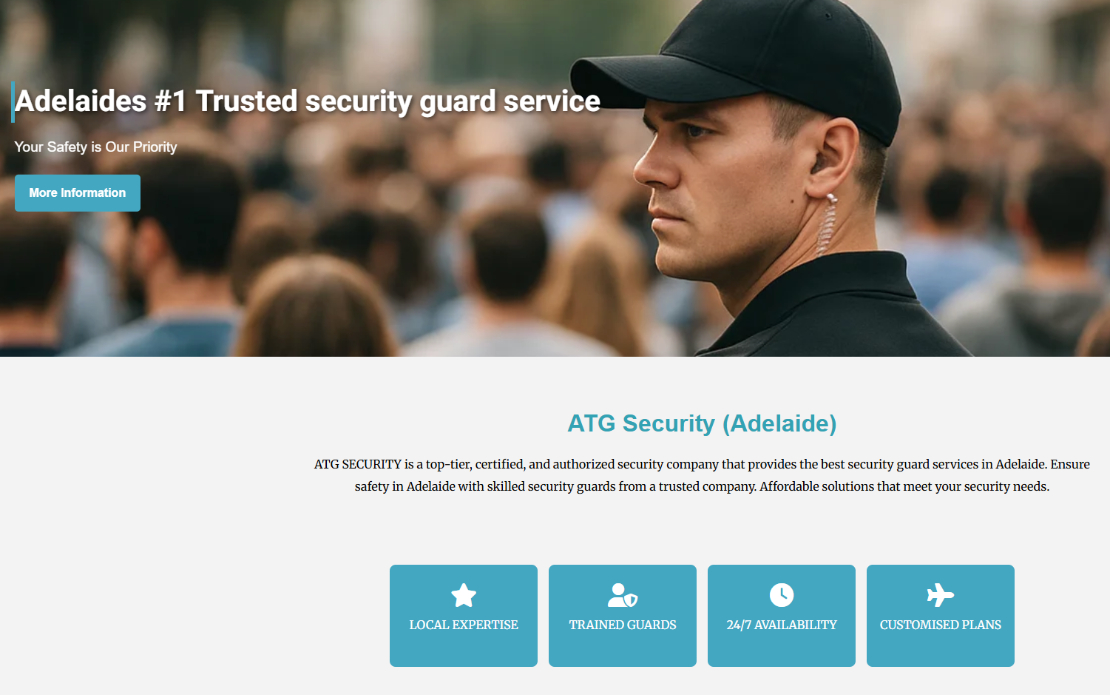 Static Website - Security Service