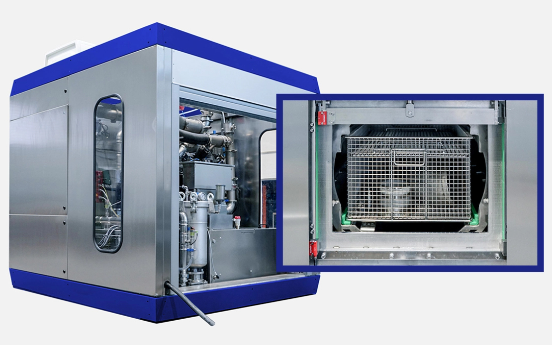 3D Animation of Industrial Washing Machine