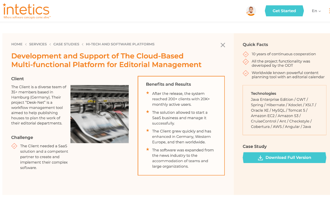 Development and Support of The Cloud-Based Multi-functional Platform for Editorial Management