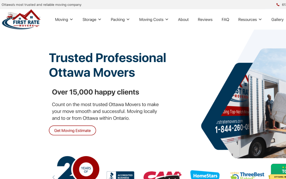 First Rate Movers: Custom Operational Flow & Lead Conversion Platform