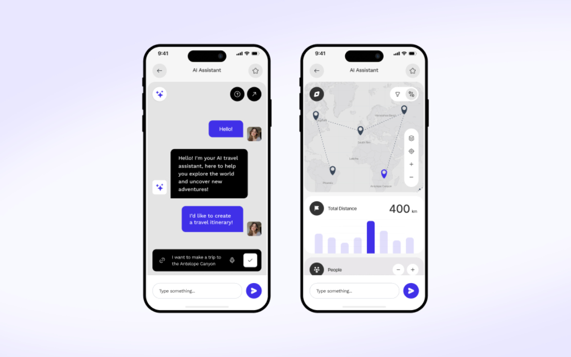 AI-powered Travel App Development
