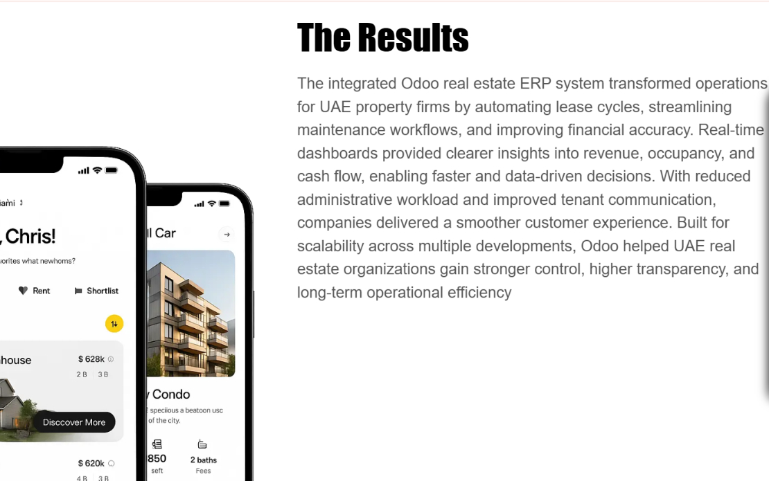 Odoo for the UAE Real Estate Sector