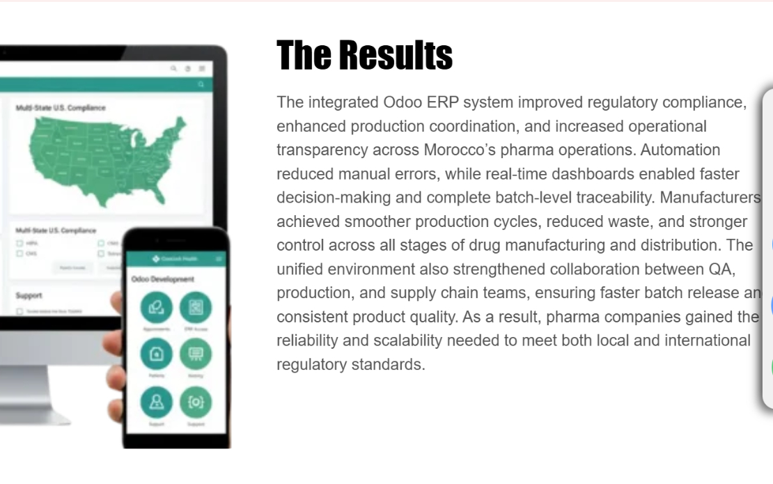 Odoo For Morocco Pharmaceutical Industry