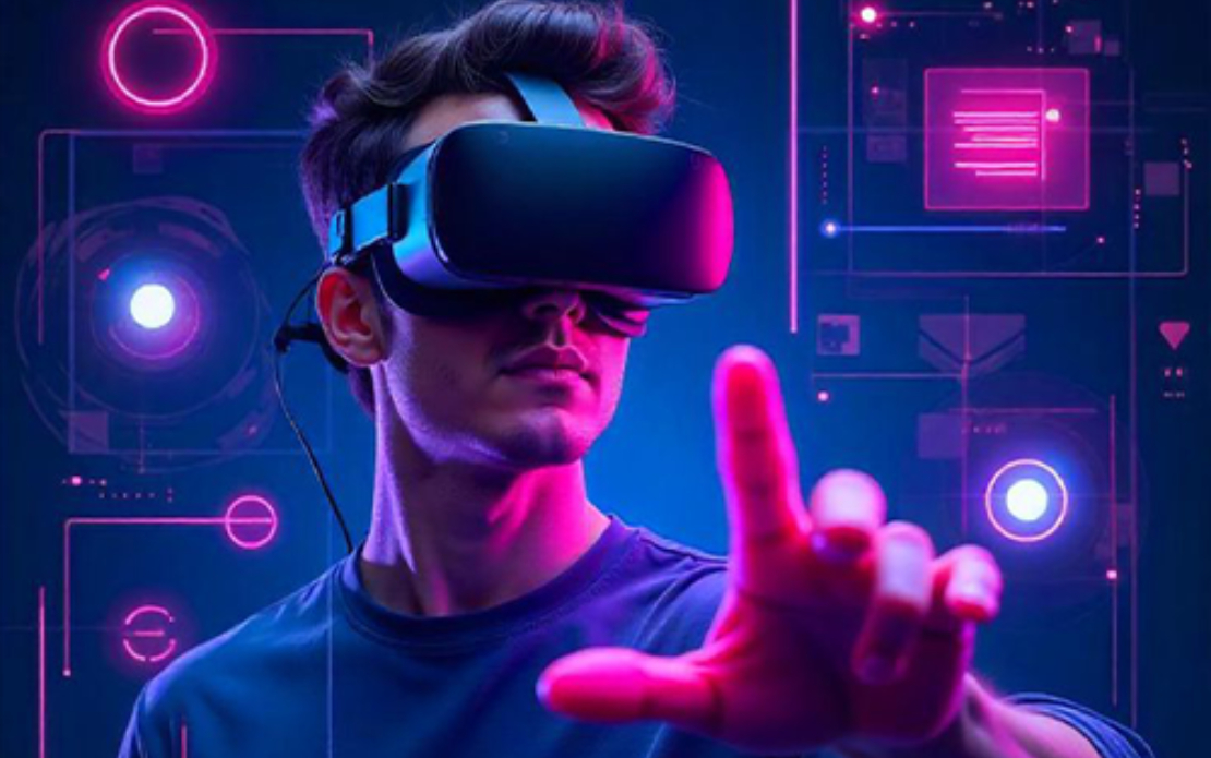 VR Floating Cubes Game