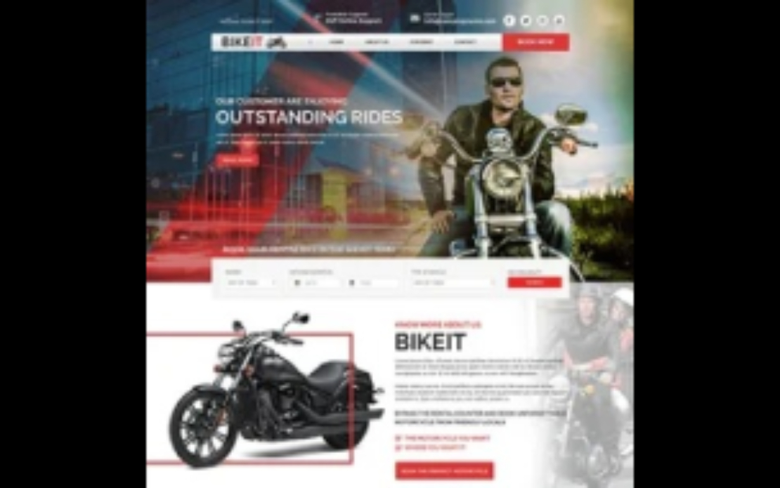 BikeIT Bike Riding Services Website