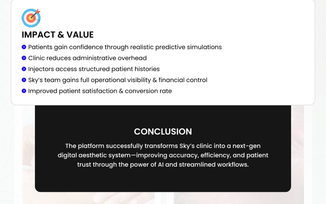 Sky’s Aesthetics Clinic Platform